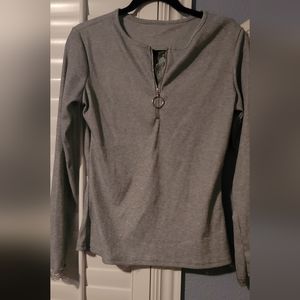 Gray blouse